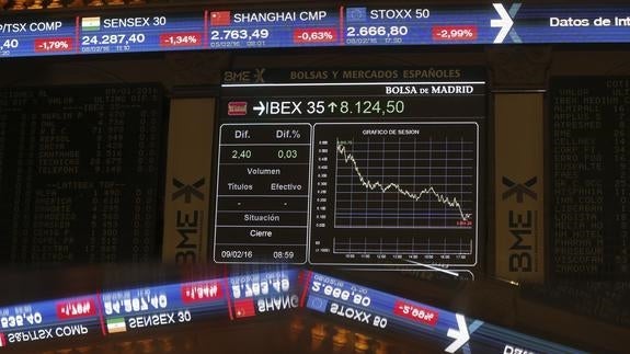 El Ibex rebota un 2,7% y supera los 8.100