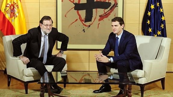 Rivera deja en manos del PP decidir sobre la candidatura de Rajoy