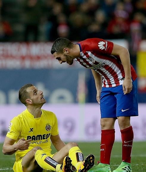 Koke: «Ante el Villarreal ha faltado suerte y efectividad»