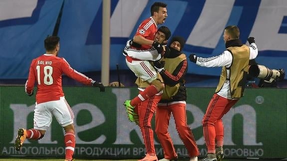 Nico Gaitán, héroe del Benfica