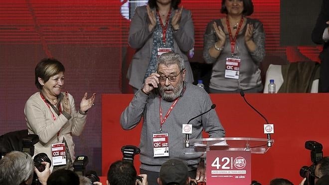 El Congreso de UGT respalda con el 97,5% de los votos la gestión de Cándido Méndez