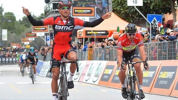 Van Avermaet puede con Sagan en la Tirreno-Adriático