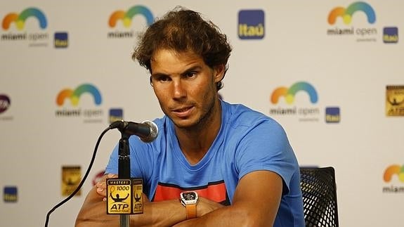 Nadal: «Tuve miedo de marearme y perder el conocimiento en la pista»