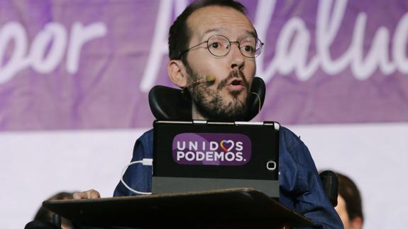 Echenique recuerda que la Justicia ha negado que Venezuela financie a Podemos