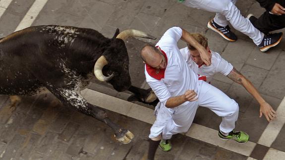 Un alicantino, entre los seis heridos hoy en los Sanfermines
