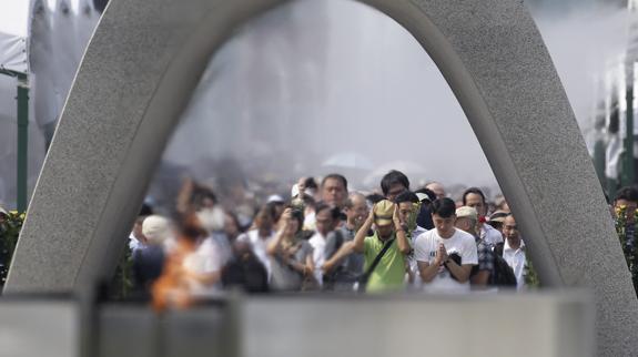 Hiroshima conmemora el primer bombardeo atómico