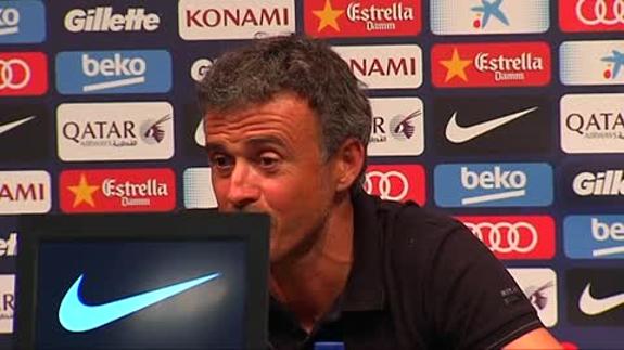 Luis Enrique: «Ha sido un partido casi perfecto»