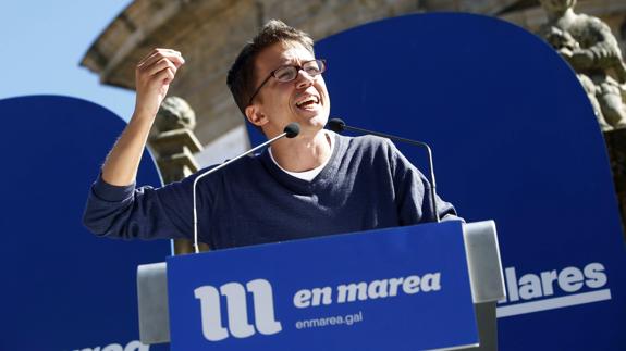 Errejón pide que la victoria de En Marea sea «una mano» para echar a Rajoy