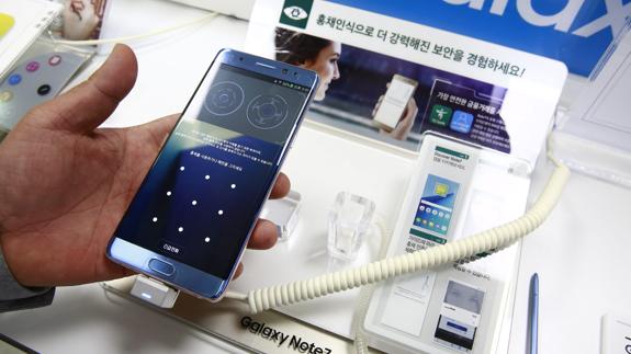 Samsung pierde un 8% de su valor en Bolsa por el escándalo del Galaxy Note 7