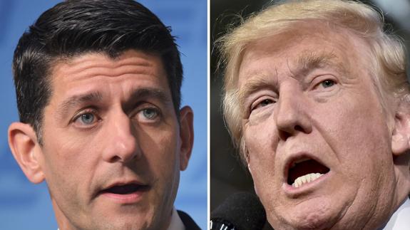 Trump carga contra Paul Ryan y lo califica de «líder débil e incompetente»