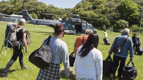 Ocho españoles esperan ser evacuados de la zona afectada por el seísmo en Nueva Zelanda