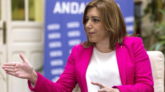 Susana Díaz no contempla que el PSOE apoye unos Presupuestos «de recortes»