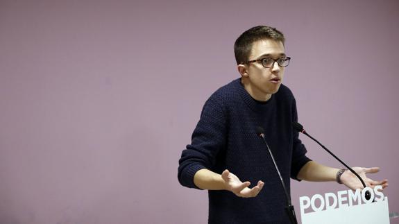 Errejón critica la campaña «sin sentido» de los pablistas en Nochebuena