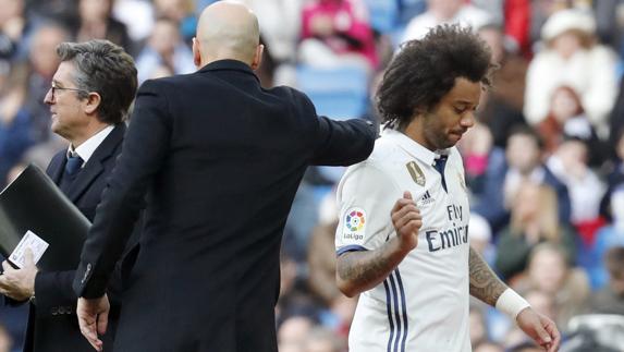 Zidane estará un mes sin Marcelo y diez días sin Modric