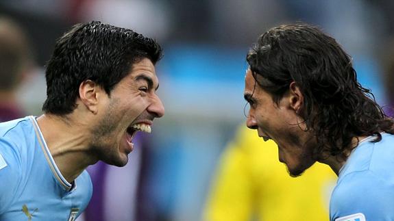 Suárez contra Cavani, duelo de goleadores de Salto