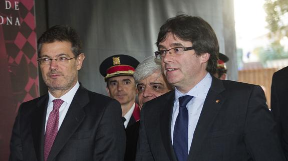 Catalá, ante Puigdemont: «Ninguno de nosotros está por encima de la ley»