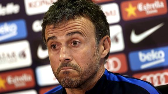 Luis Enrique: «Con Unzué es imposible que me enfade»