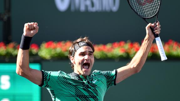 Roger Federer logra su quinto título en Indian Wells