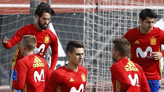 Reina no entrena con el grupo y Kepa ocupa su lugar