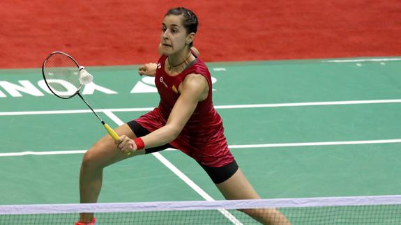 Carolina Marín pierde la final del Abierto de la India ante Sindhu