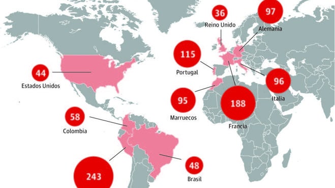 1.328 españoles están recluidos en cárceles extranjeras