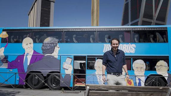 El 'tramabus' de Podemos señala al CNI, la Audiencia Nacional, la Policía e Interior