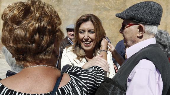 Susana Díaz asegura que se «dejará la piel» en Cataluña para obtener más votos