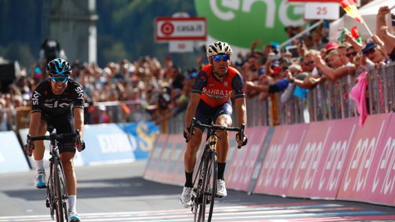 Nibali gana la etapa reina y aprieta el Giro