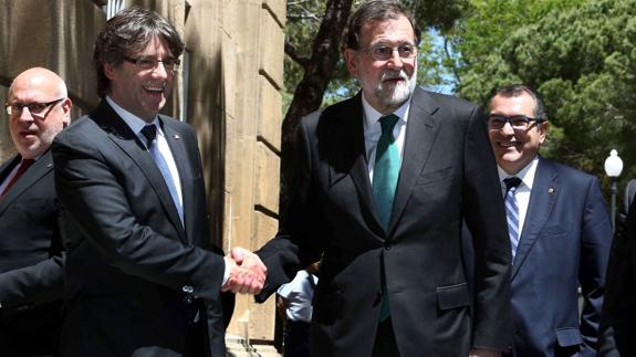 Rajoy niega por carta a Puigdemont la negociación del referéndum