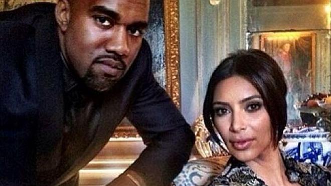 Kim Kardashian y Kanye West, marido y mujer