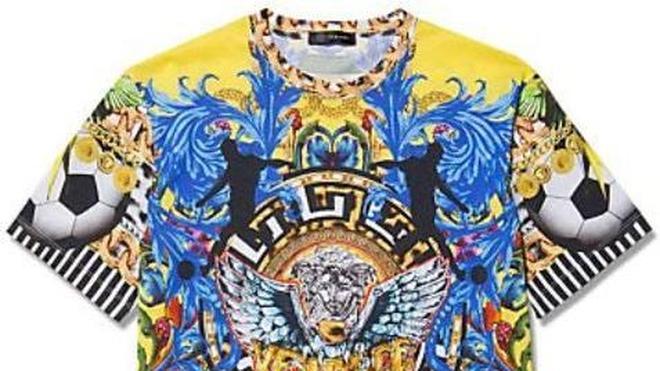 Versace lanza su camiseta del Mundial