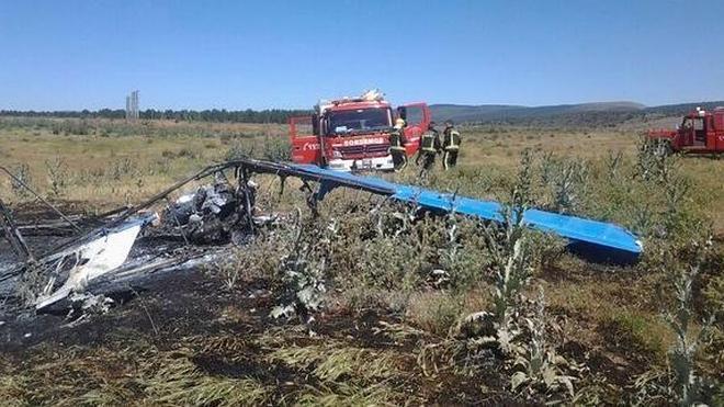 Fallece el herido en el accidente de avioneta en Soria