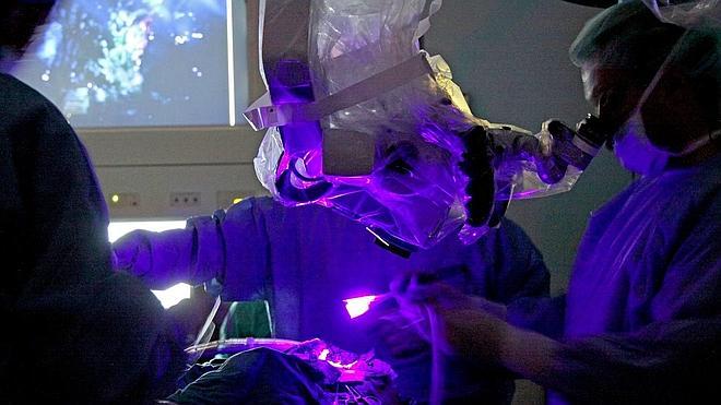 Fluorescencia para extirpar tumores cerebrales