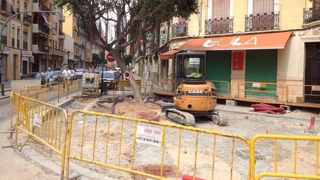 Ruzafa encara la recta final de la reforma de sus calles
