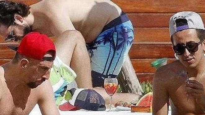 Ribéry se fuma un porro en Ibiza, según 'Bild'