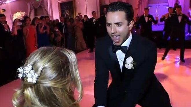 Épica sorpresa del novio a la novia en la celebración de su boda