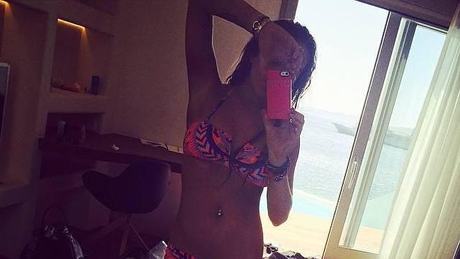 Lindsay Lohan presume de cuerpo en Ibiza