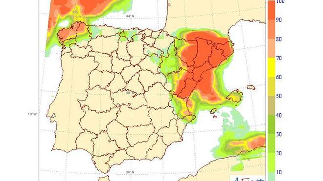 Hoy, tormentas en el interior de Castellón