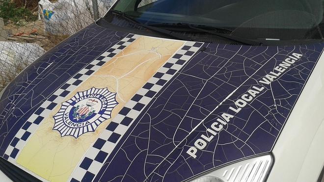 El 'trencadís' de la Policía Local de Valencia