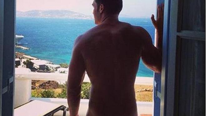 El desnudo de Santana que él mismo colgó en Instagram