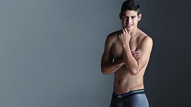 James Rodríguez, modelo de calzoncillos