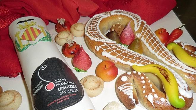 Las pastelerías valencianas utilizarán 45.000 kilos de mazapán para los dulces del 9 d'Octubre