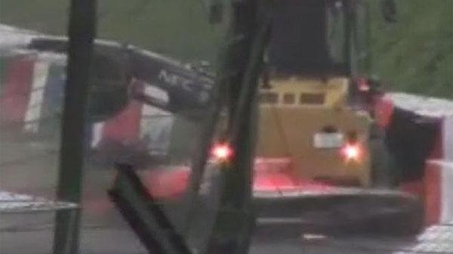 Así fue el violento choque de Bianchi en Suzuka