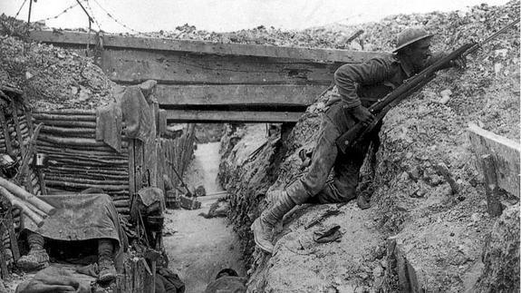 Matanza en las trincheras en la Primera Guerra Mundial