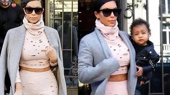 Kim Kardashian olvida a su hija en un hotel