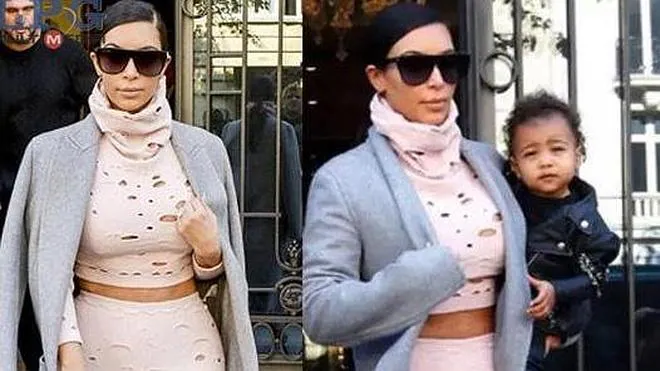 Kim Kardashian olvida a su hija en un hotel