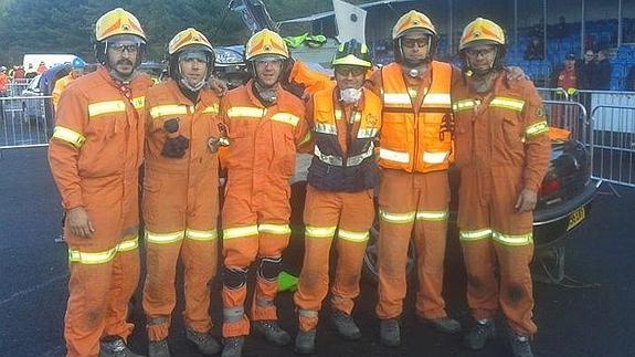 Los bomberos valencianos, en el podio mundial del rescate en carretera