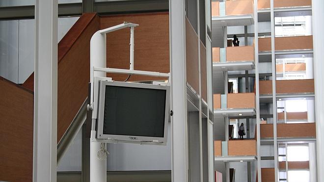 Las teles de adorno de la Ciudad de la Justicia