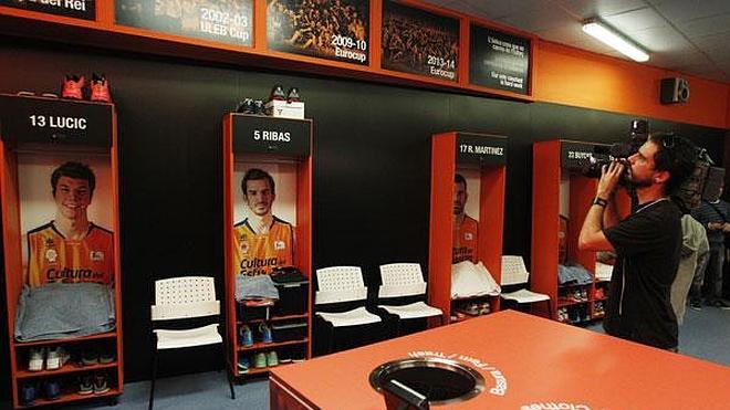 Así es el nuevo vestuario del Valencia Basket