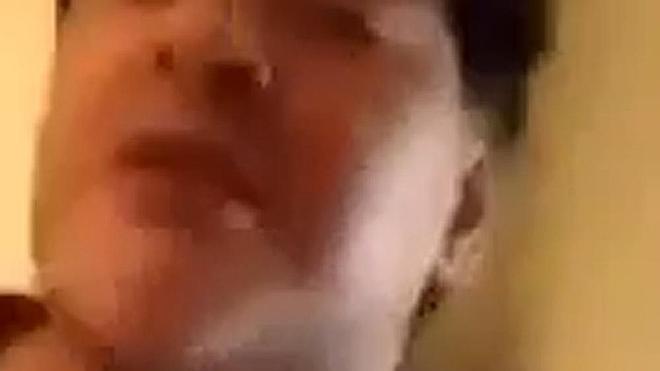 Un vídeo muestra la presunta agresión de Maradona a su novia